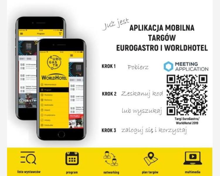 Aplikacja mobilna targów EUROGASTRO I WORLDHOTEL